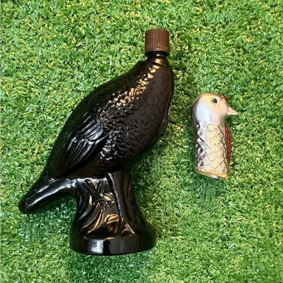 Vintage Avon wild turkey deep woods after shave vintage old stock glass unique - Picture 4 of 7